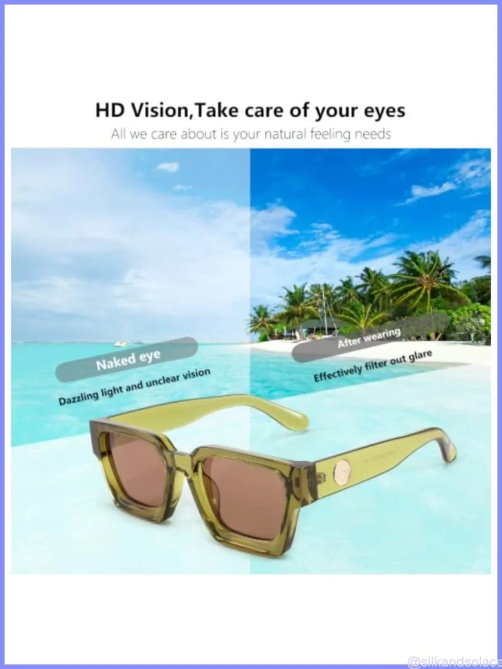 Retro 90s Chunky Square Sunglasses UV400 Full Frame Unisex